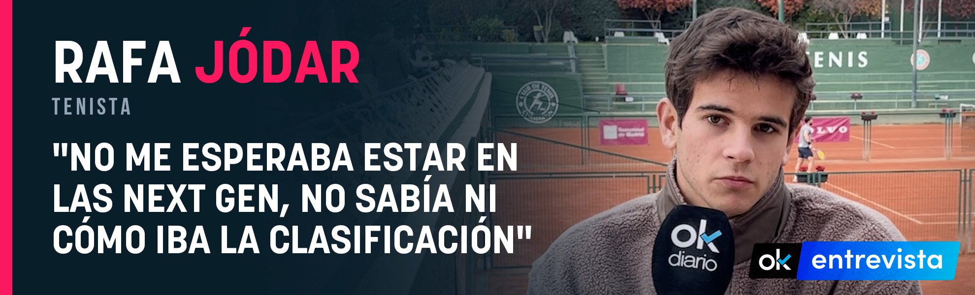 La irrupción de Rafa Jódar: No me esperaba estar en las Next Gen, no sabía ni cómo iba la clasificación