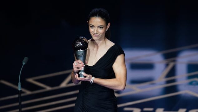Aitana Bonmatí, ganadora del FIFA The Best en 2023 y 2024 y aspirante en 2025