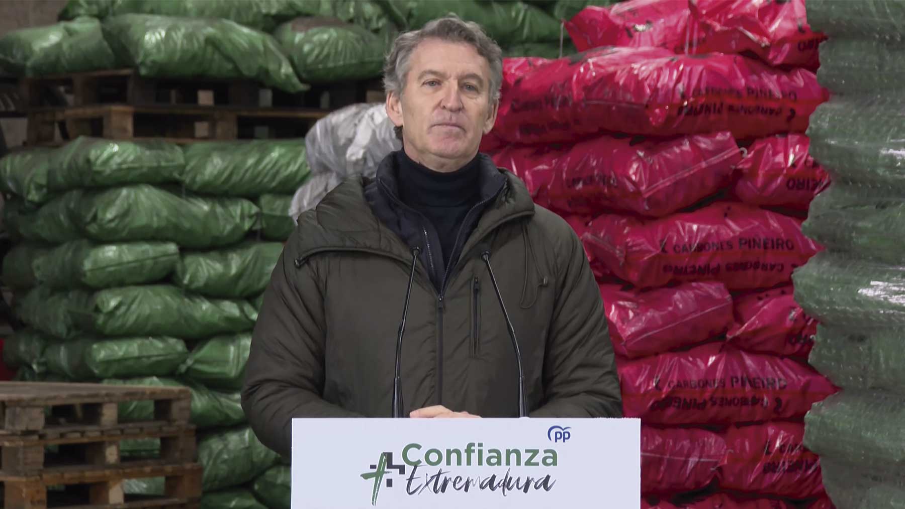 Feijóo cree que Extremadura iniciará el efecto dominó para que España salga del sanchismo