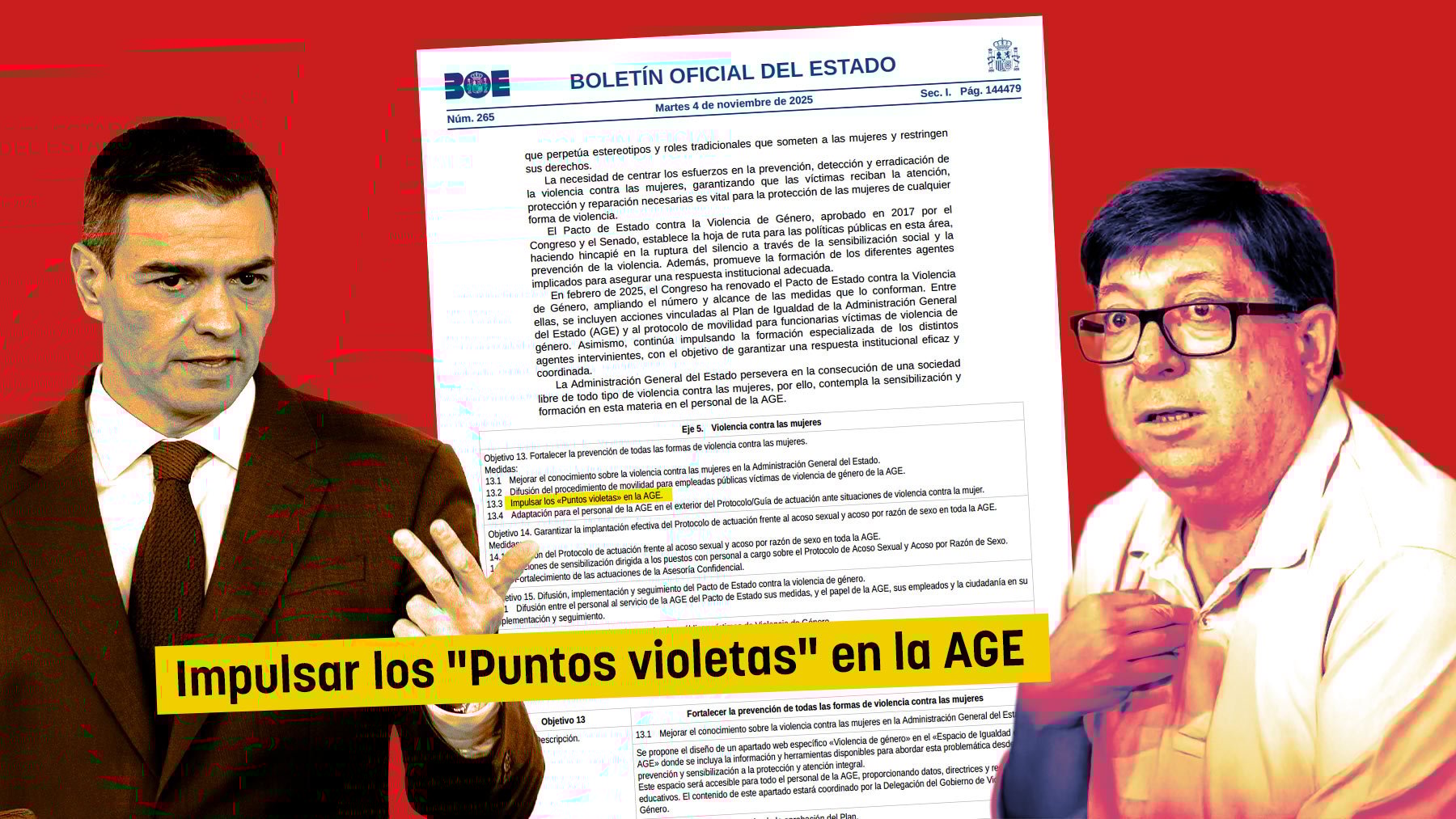 El Gobierno pondrá puntos violetas en los ministerios tras ocultar el acoso sexual de Salazar en Moncloa