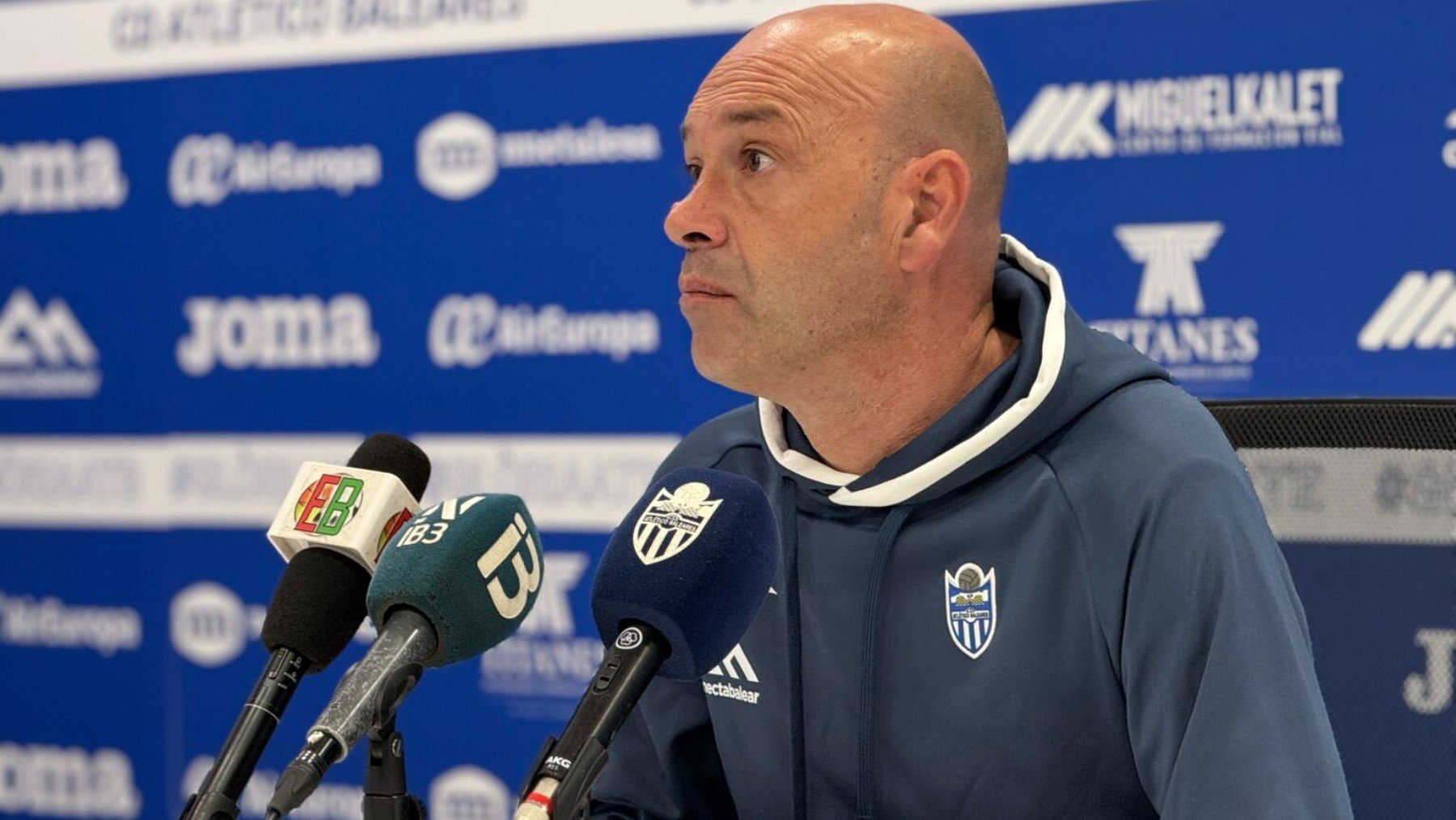 Luis Blanco, en la rueda de prensa.