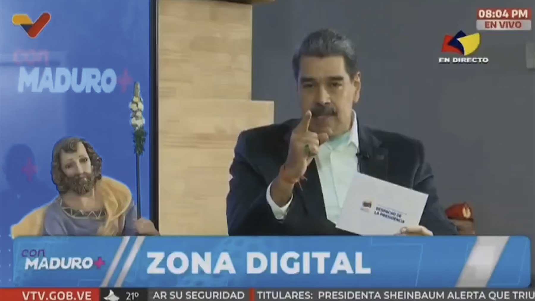 Maduro amenaza a Kast y le llama seguidor de Hitler: Cuidadito como le toque el pelo a un venezolano