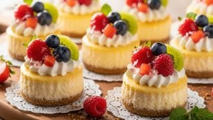 tartas de queso individual