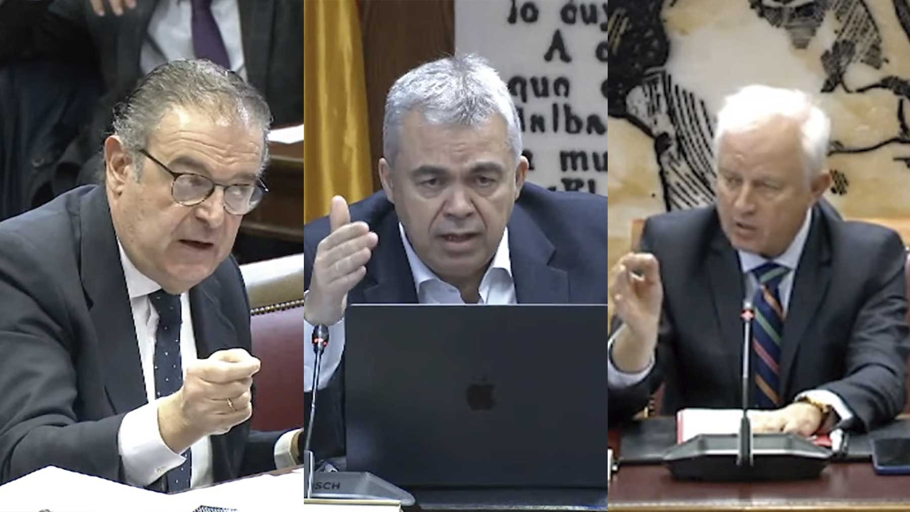 Bronca en el Senado: un Cerdán pendenciero con el senador del PP provoca la suspensión de la comisión