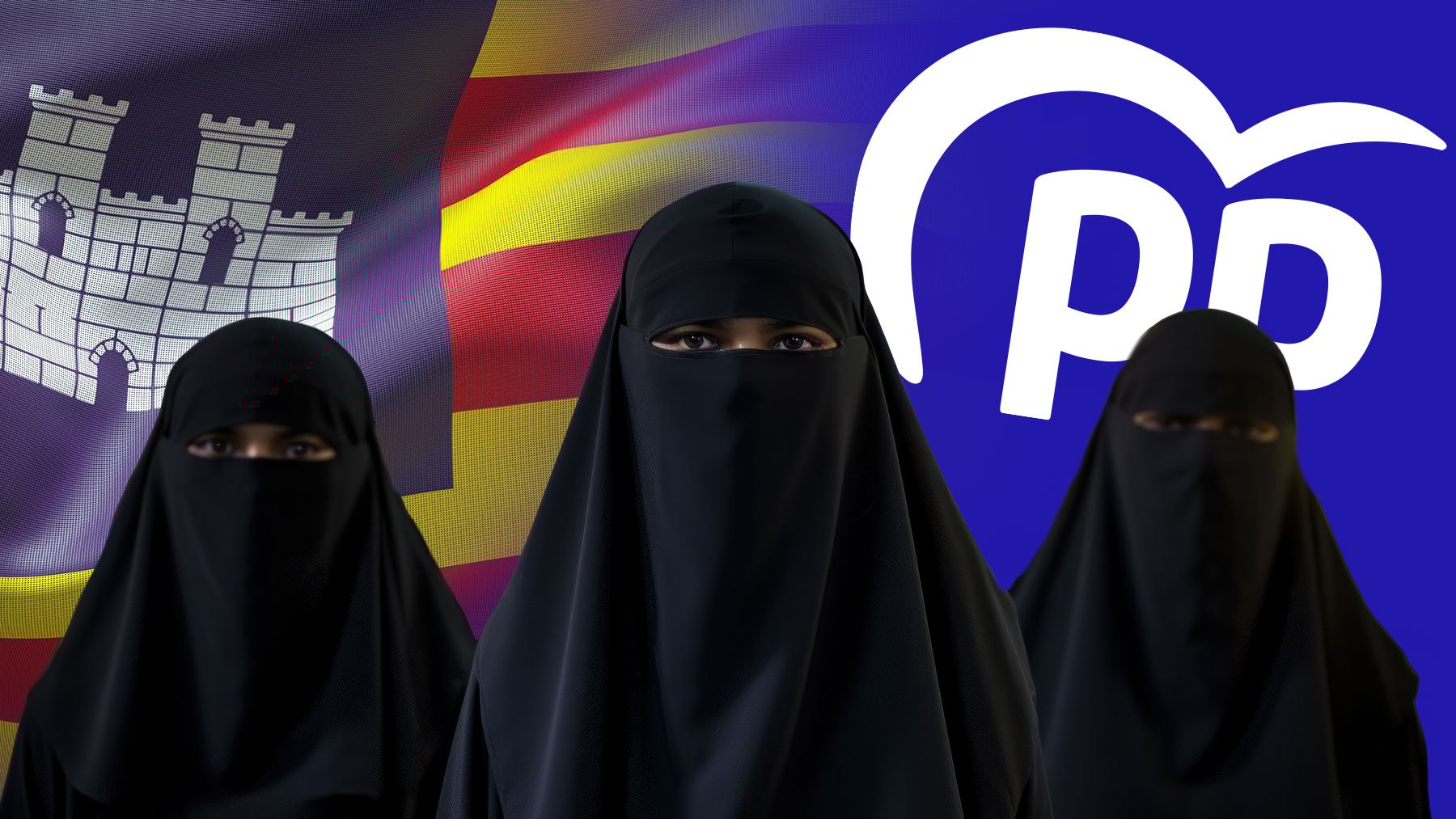 El PP plantea la prohibición del burka y el niqab en los edificios públicos de Baleares