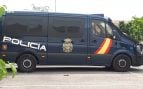 Furgón de la Policía Nacional.