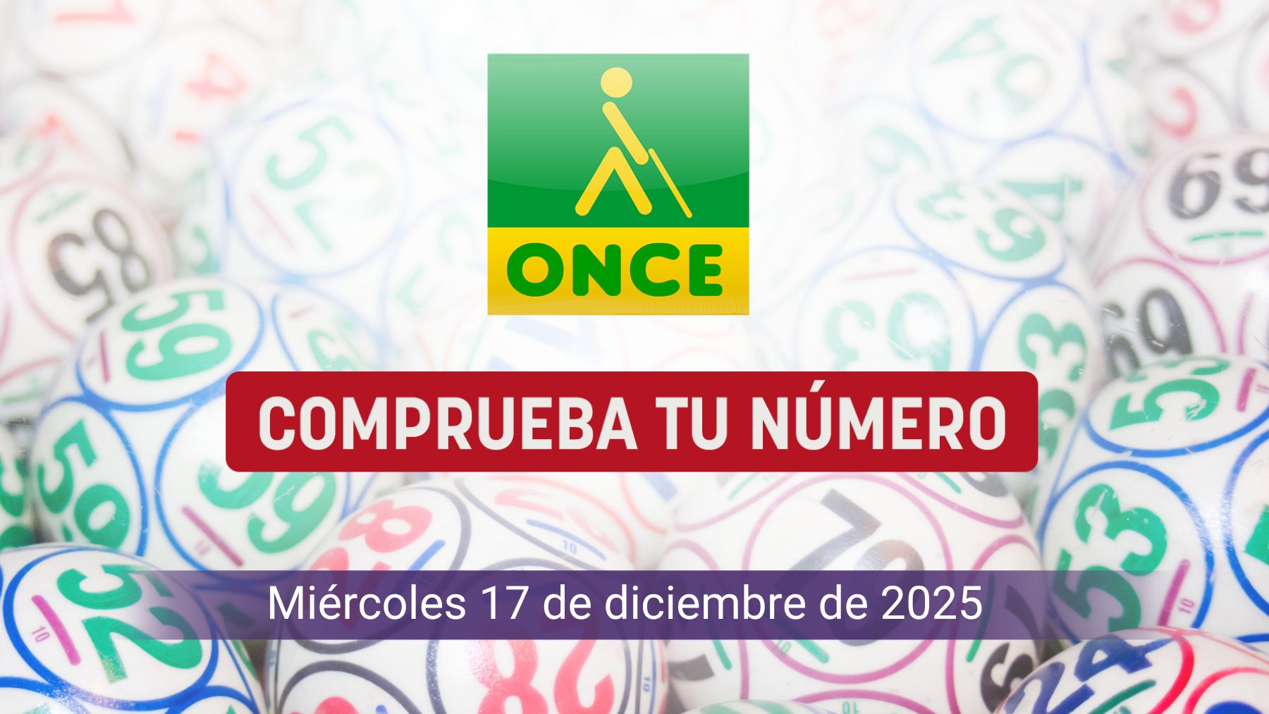 Comprobar ONCE hoy, miércoles, 17 de diciembre de 2025: Cupón Diario y Super 11