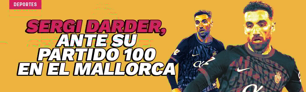 Sergi Darder, ante su partido 100 con el Real Mallorca