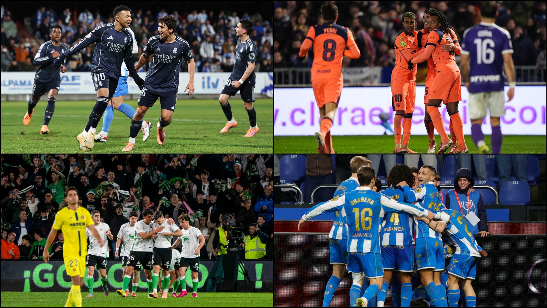 Estos son los equipos clasificados para los octavos de Copa del Rey y cuándo es el sorteo