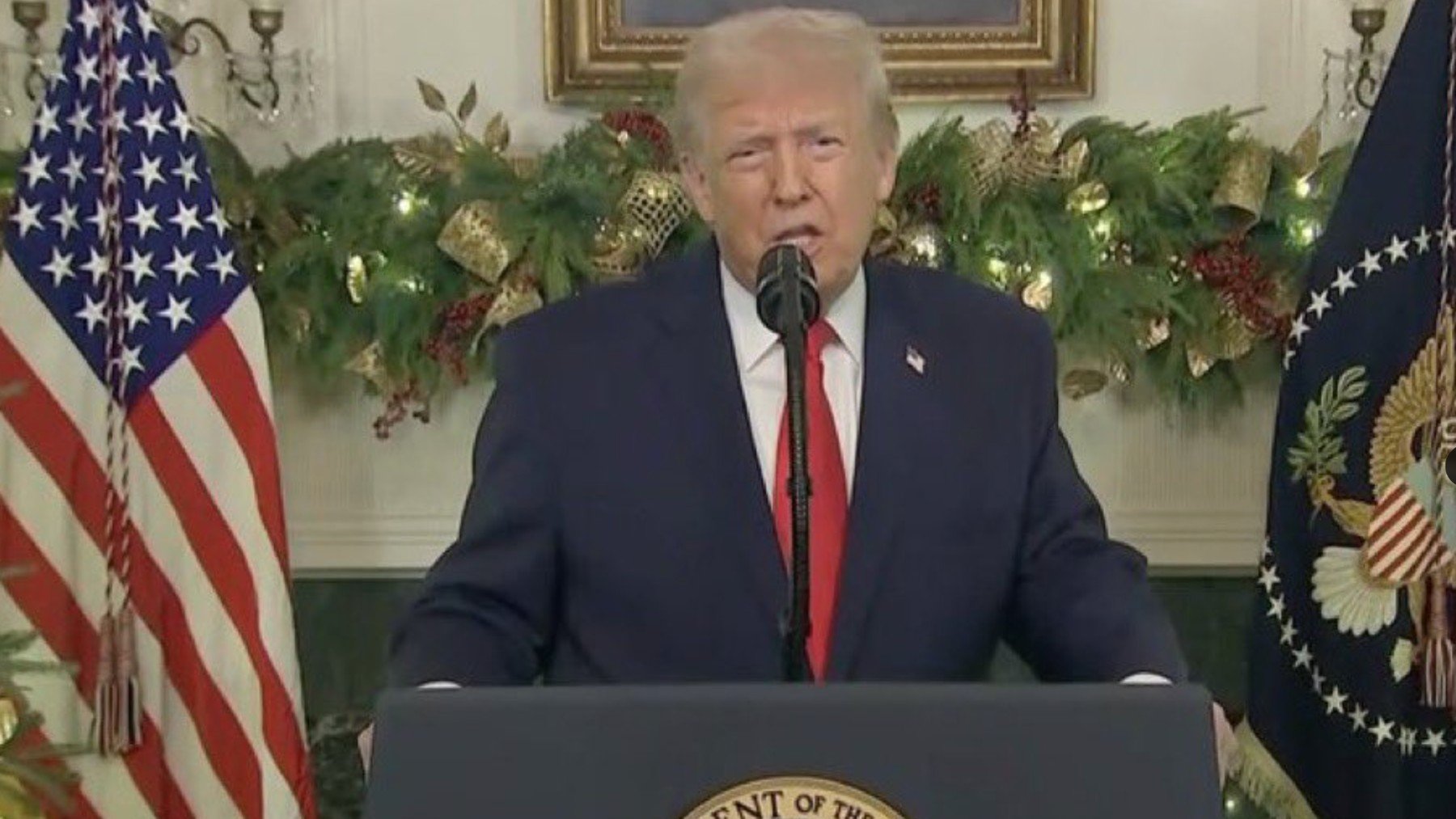 Trump celebra un año de éxitos y obvia la operación contra Maduro: Estados Unidos está mejor que nunca