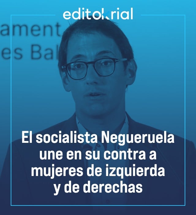 El socialista Negueruela une en su contra a mujeres de izquierda y de derechas