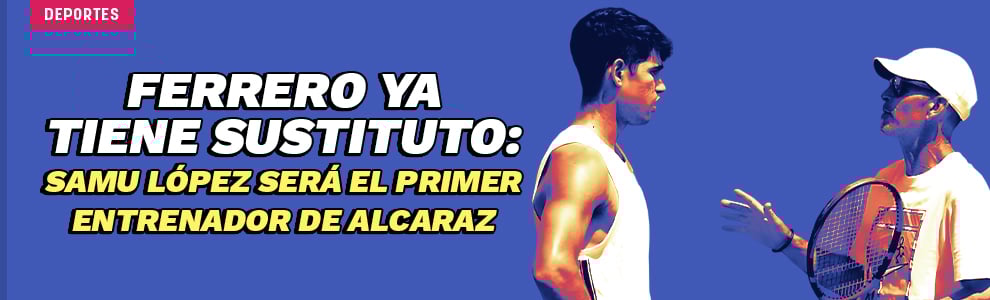 Ferrero tiene sustituto: Samu López será el primer entrenador de Alcaraz