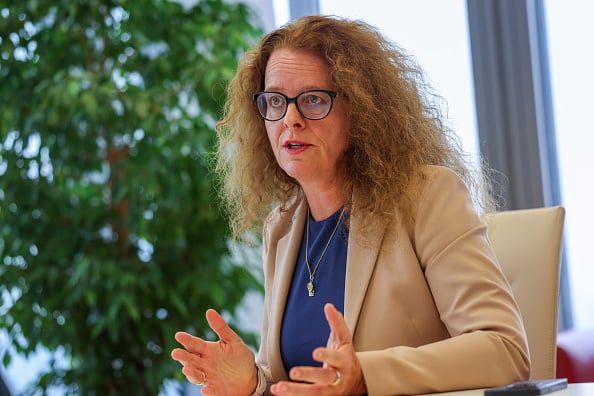 La economista del BCE, Isabel Schnabel. (Getty Images) 