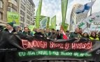 Agricultores españoles protestando esta mañana en Bruselas, mercosur, comisión europea, von der leyen