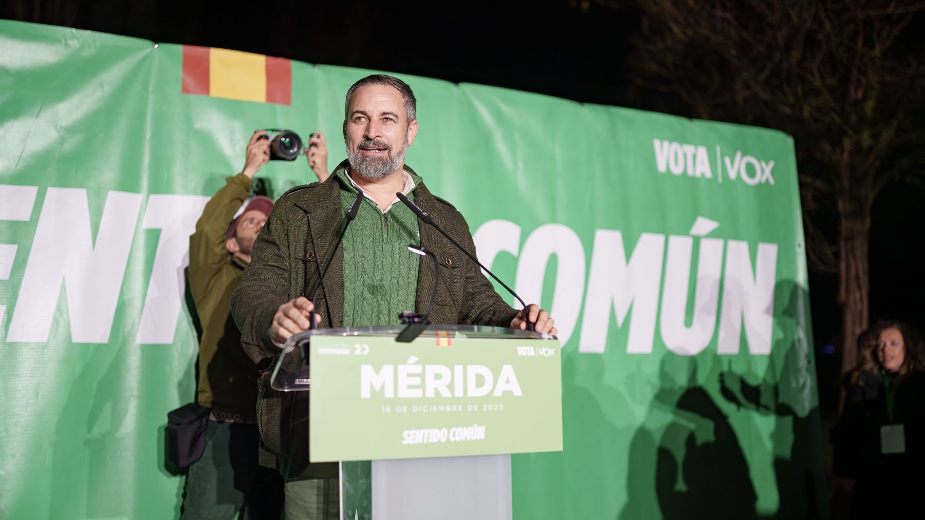Abascal cierra la campaña de Extremadura con un mensaje para Sánchez: Pronto estará en la cárcel