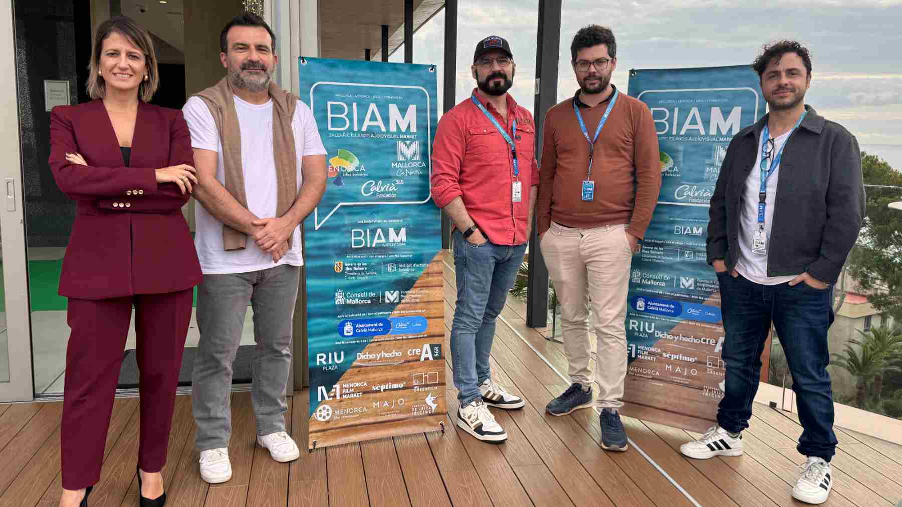 MaJo García, Paco Torres, Luis Alcázar, Andreu Fullana y David Ávila en Calvià.