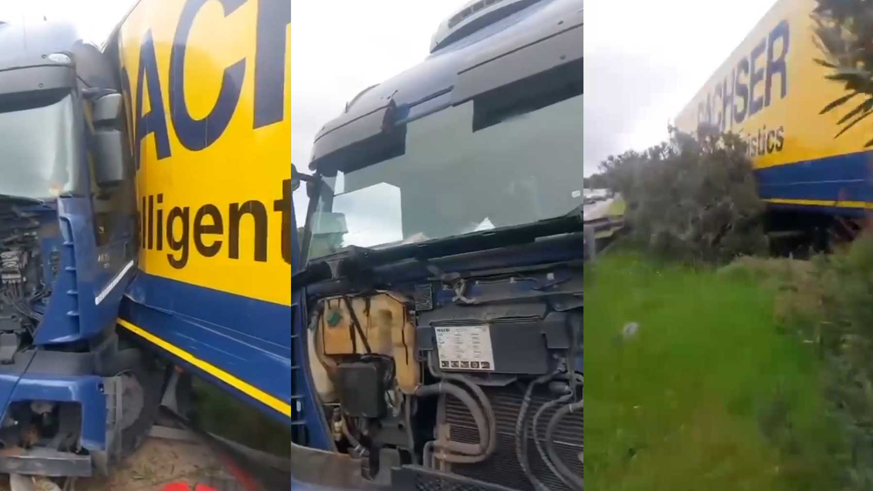 Un camionero borracho desata el caos con un tráiler en la Vía de Cintura de Palma