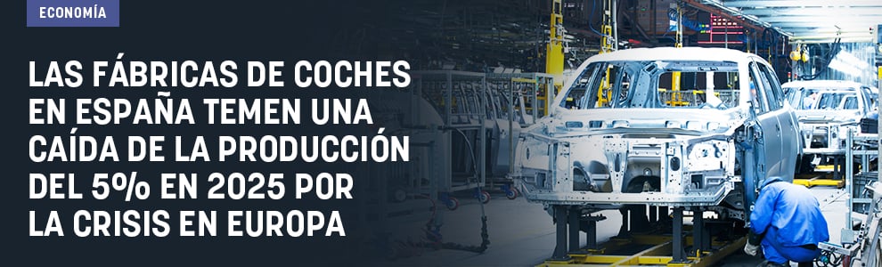 Las fábricas de coches en España temen una caída de la producción del 5% en 2025 por la crisis en Europa