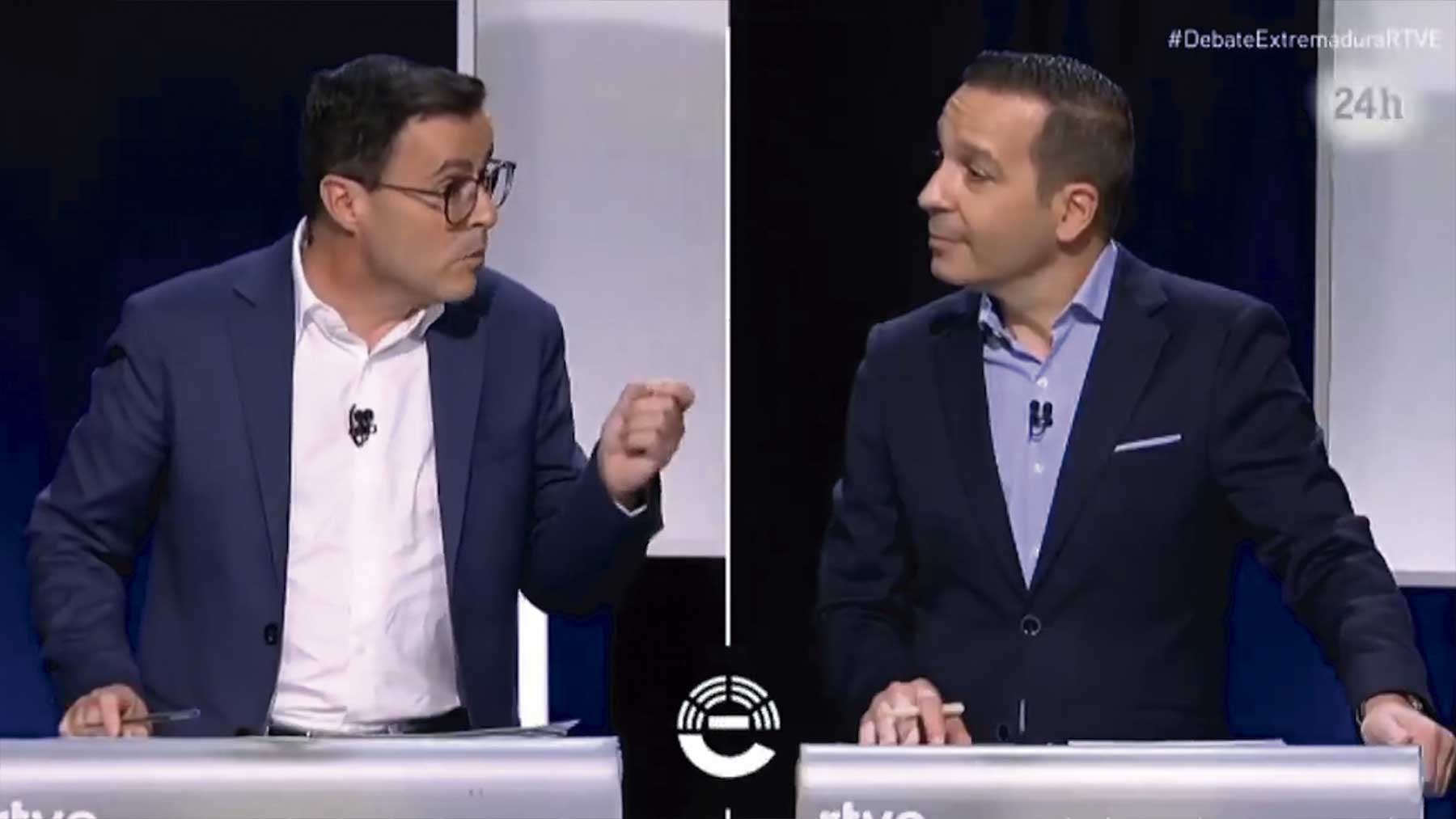 El candidato de Vox a Gallardo: Se lo digo a la cara, usted es más que un presunto delincuente