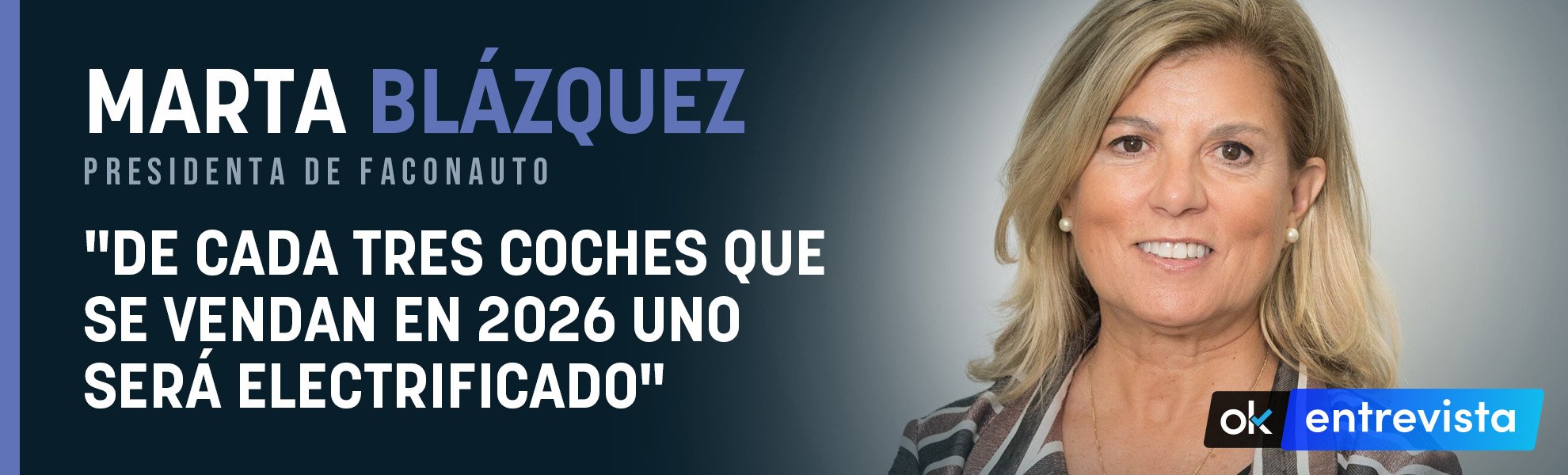 Marta Blázquez (Faconauto): De cada tres coches que se vendan en 2026 uno será electrificado