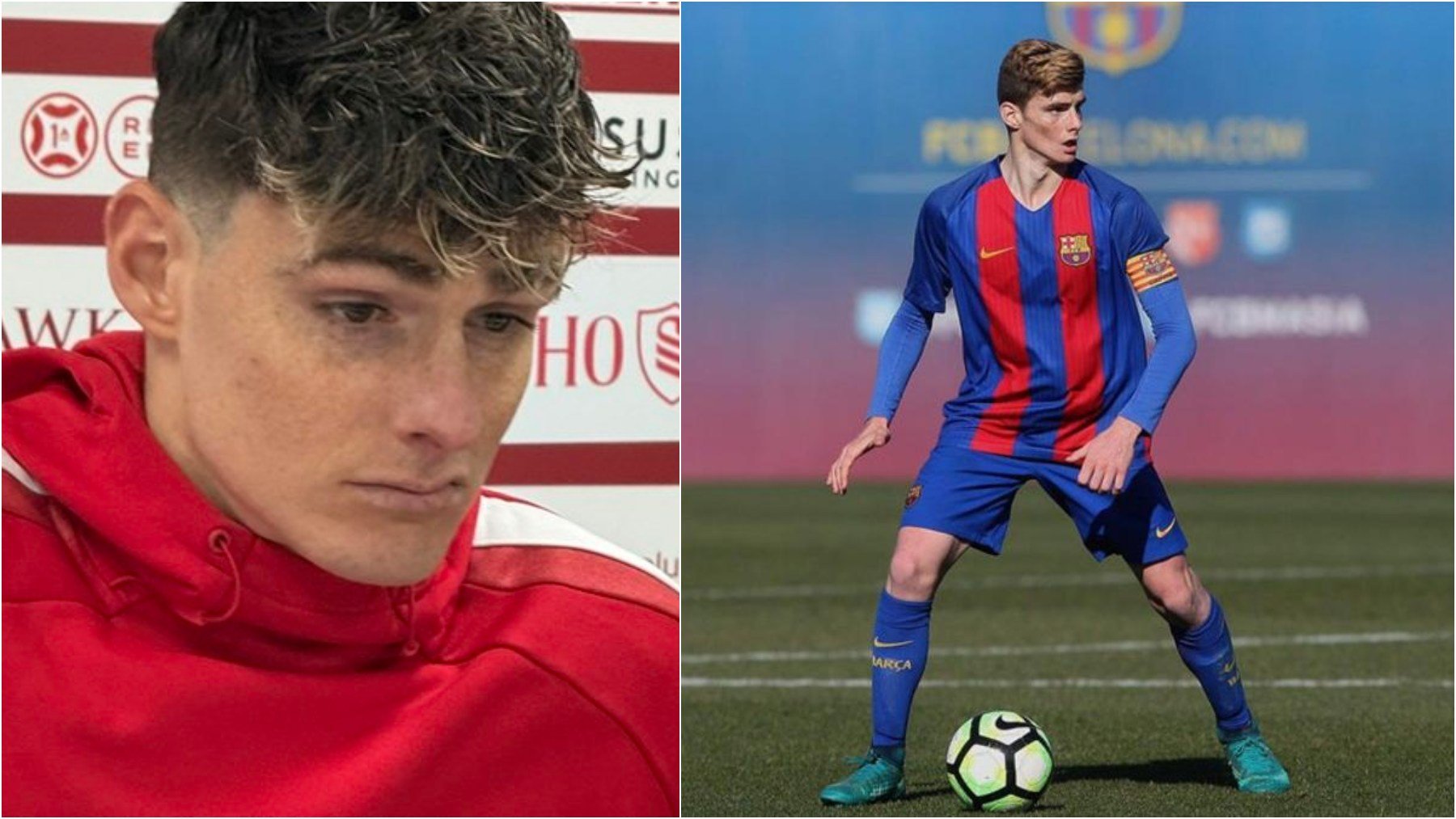 La historia de Èric Montes, el canterano del Barcelona que deja el fútbol con 27 años por salud mental