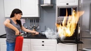Electrodomésticos e incendio
