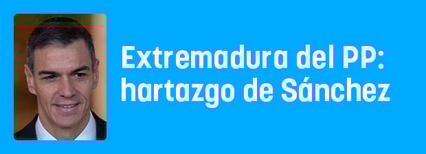 Extremadura de Guardiola: hartazgo de Sánchez