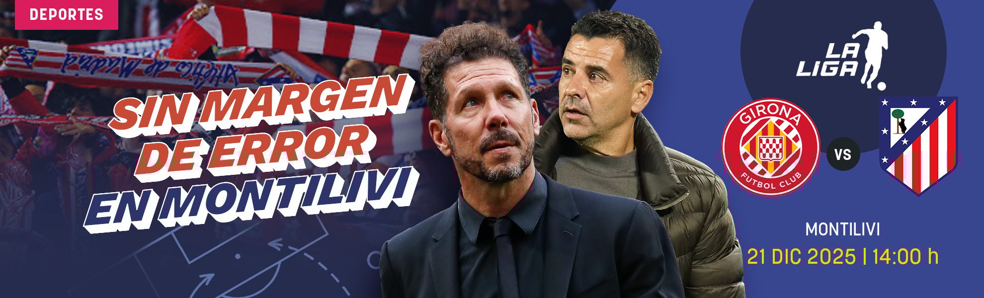 Girona-Atlético: sin margen de error en Montilivi