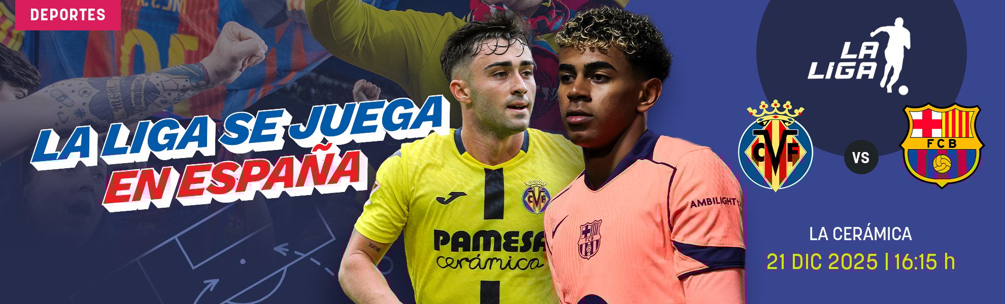 Villarreal-Barcelona: la Liga se juega en España