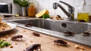 Cucarachas, insectos, animales