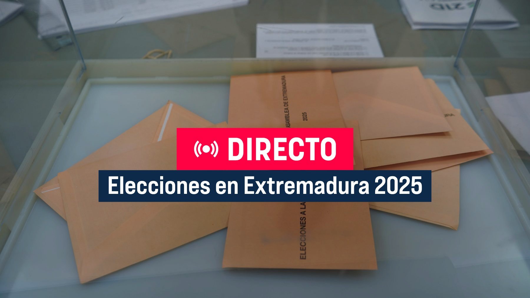 En directo elecciones en Extremadura | Última hora de la jornada electoral, horario de los colegios electorales, votaciones, a qué hora se vota y resultado en vivo