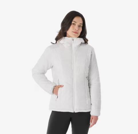 chaqueta acolchada de monta&ntilde;a y trekking con capucha Forclaz MT100