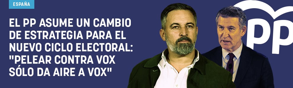 El PP asume un cambio de estrategia para el nuevo ciclo electoral: Pelear contra Vox sólo da aire a Vox