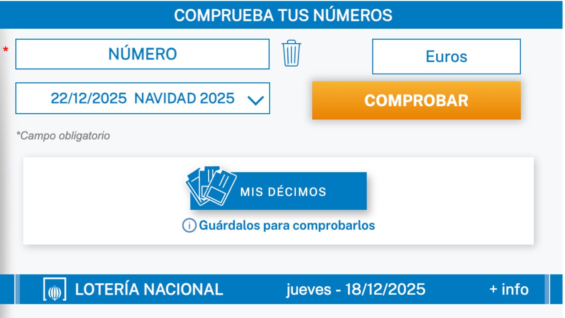 La web de Loterías y Apuestas del Estado se cae en pleno sorteo de Navidad 2025