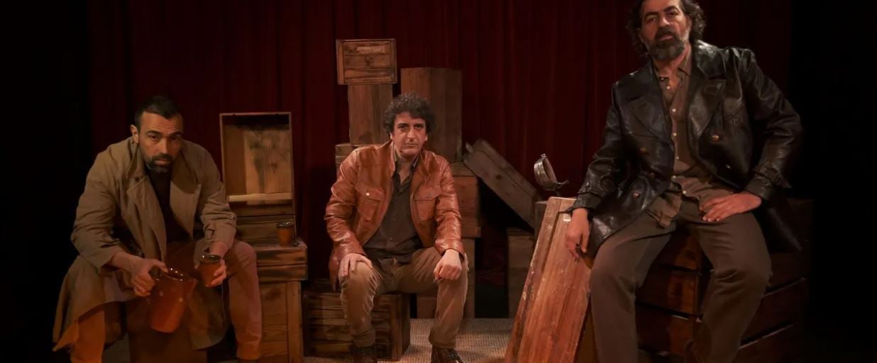Rodo Gener, Salvador Oliva y Xavi Núñez, protagonistas de ‘Cyrano’.