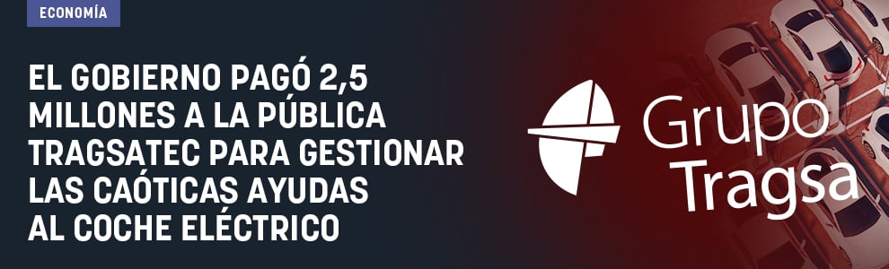 El Gobierno pagó 2,5 millones a la pública Tragsatec para gestionar las caóticas ayudas al coche eléctrico