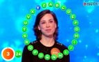 Rosa Rodríguez, concursante de Pasapalabra, durante El Rosco (Atresmedia).