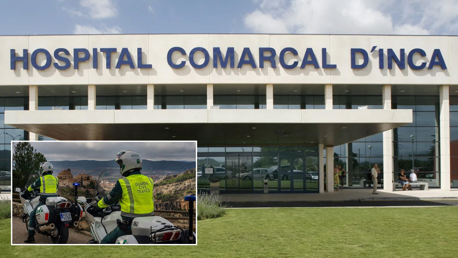 La Guardia Civil escolta contrarreloj a una embarazada hasta el Hospital de Inca: el bebé nace en la puerta