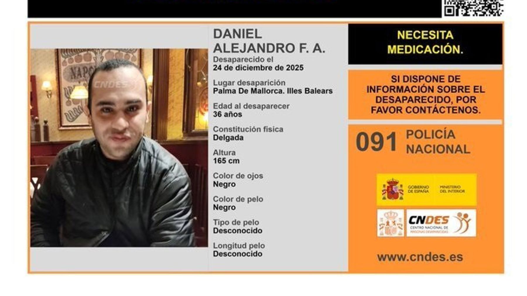 Máxima preocupación en Palma: buscan contrarreloj a un hombre desaparecido en Nochebuena