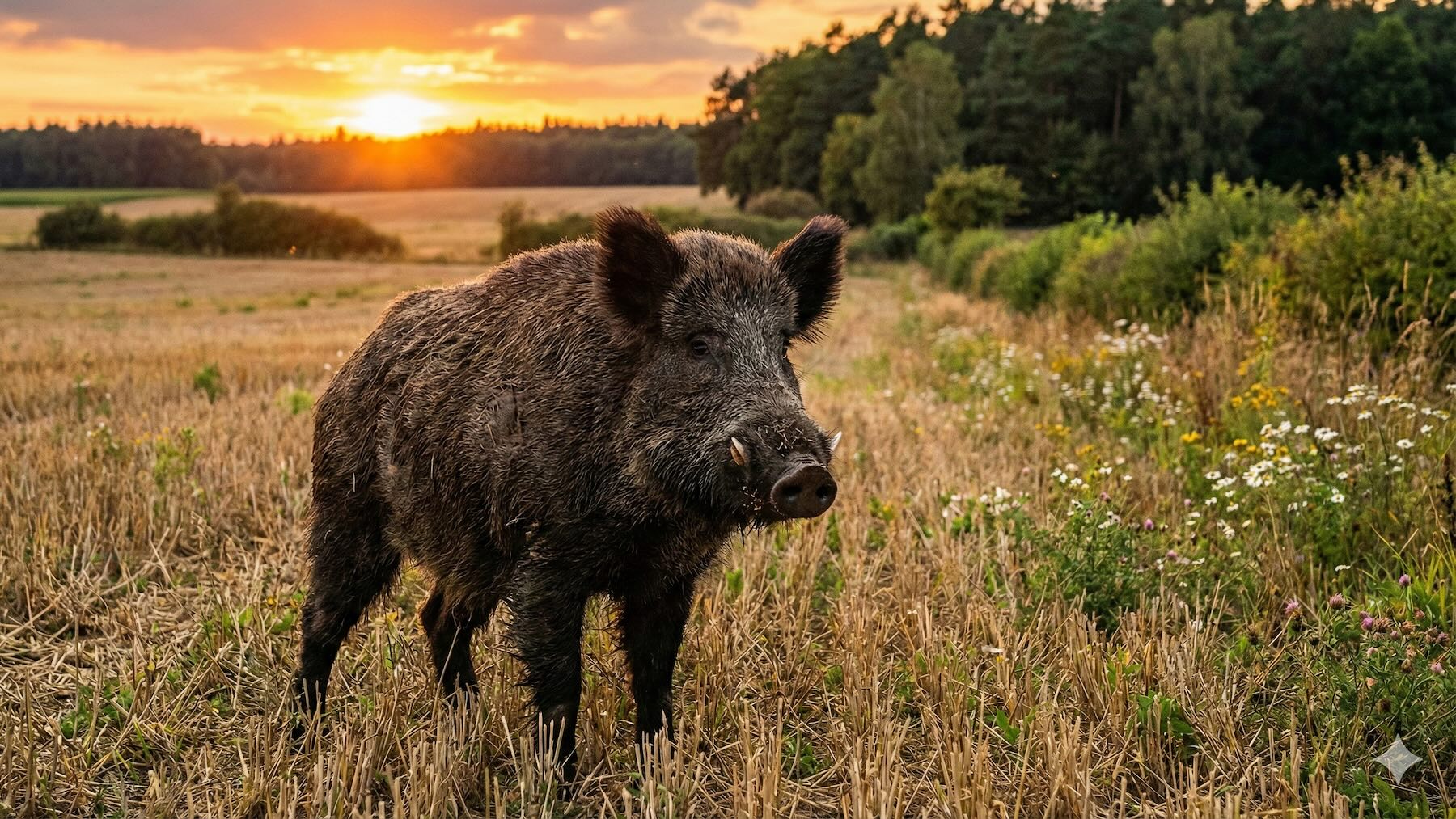 Los zoólogos no salen de su asombro: confirman que los jabalíes dañan más los cultivos agrícolas en verano y otoño