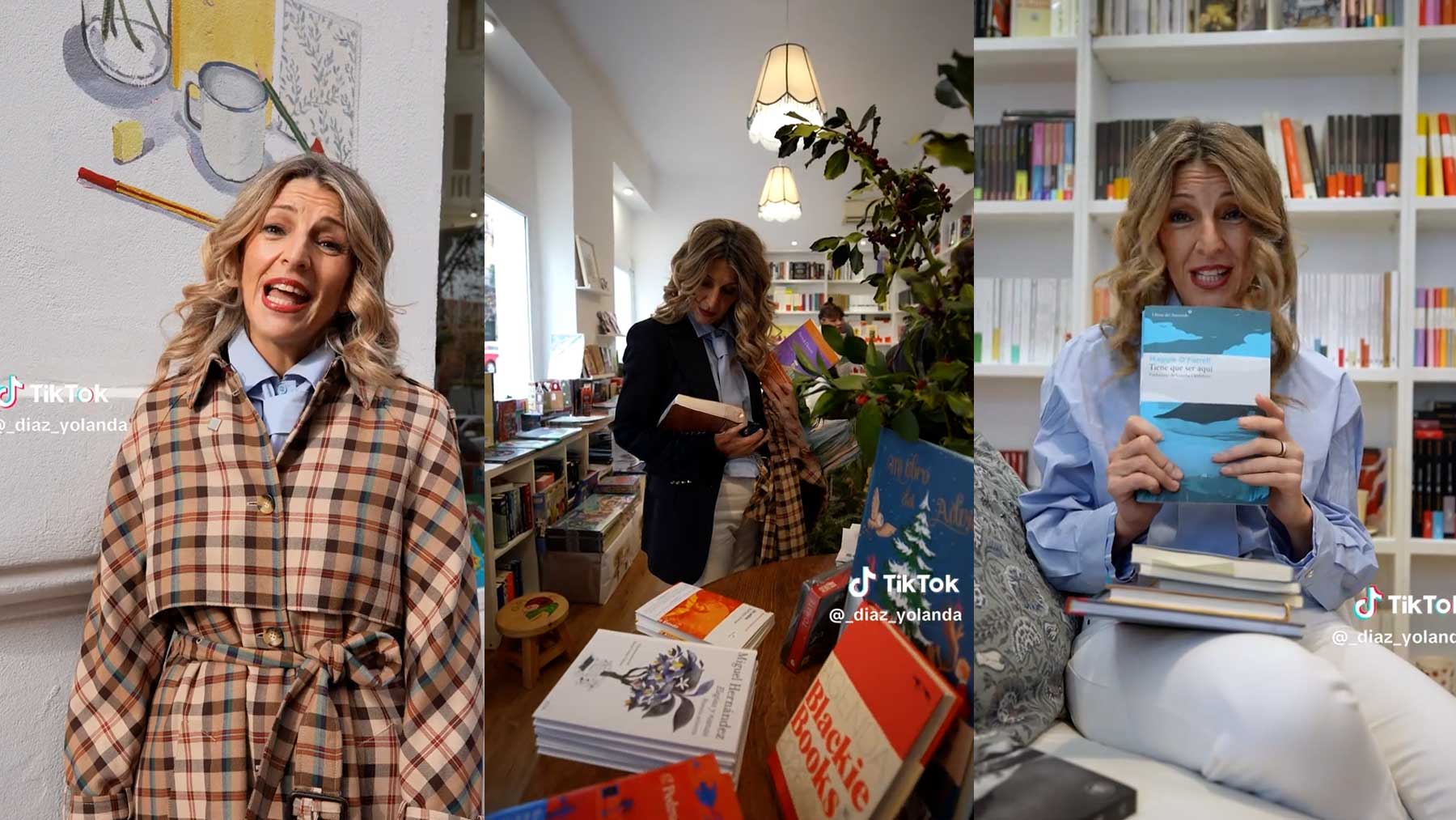 Yolanda Díaz recomienda libros navideños y las redes se burlan de ella: Parece Barrio Sésamo