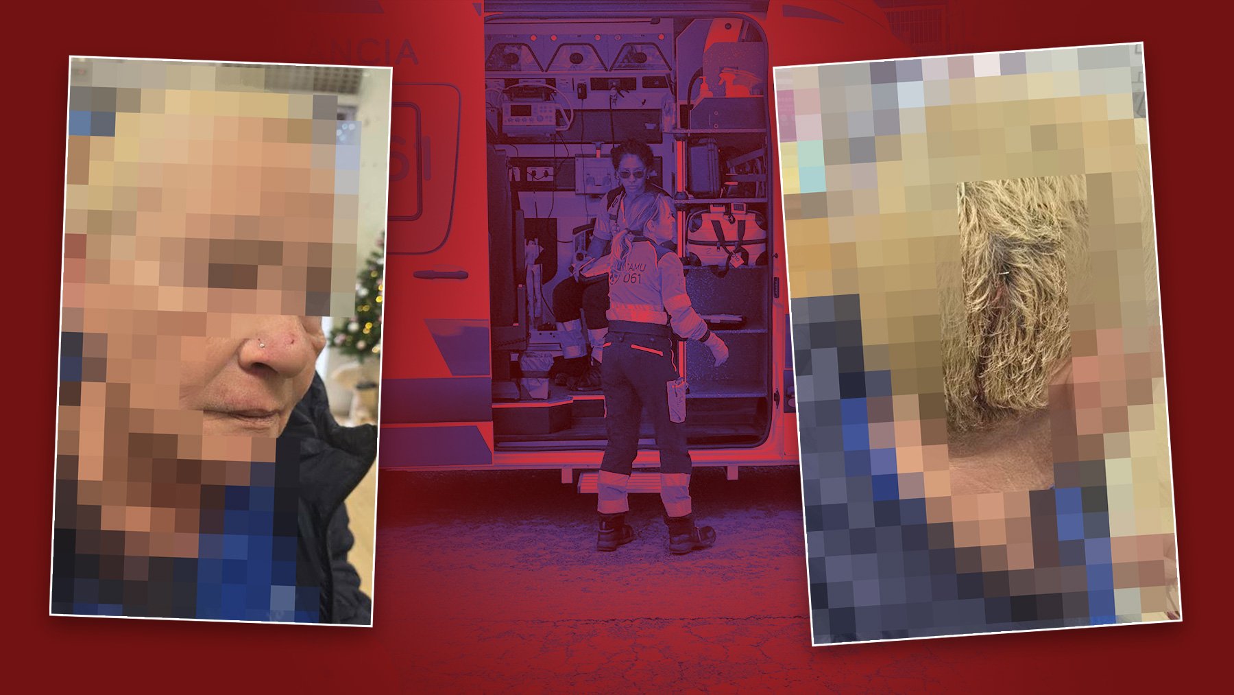 Dos argelinos propinan una brutal paliza a una mujer cuando esperaba el bus para ir a trabajar en Palma