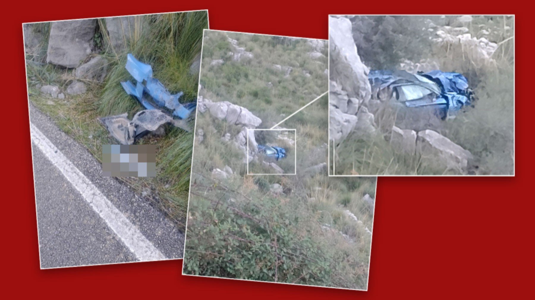 Milagro en la Serra de Tramuntana de Mallorca: sobrevive tras caer 100 metros por un acantilado con su BMW
