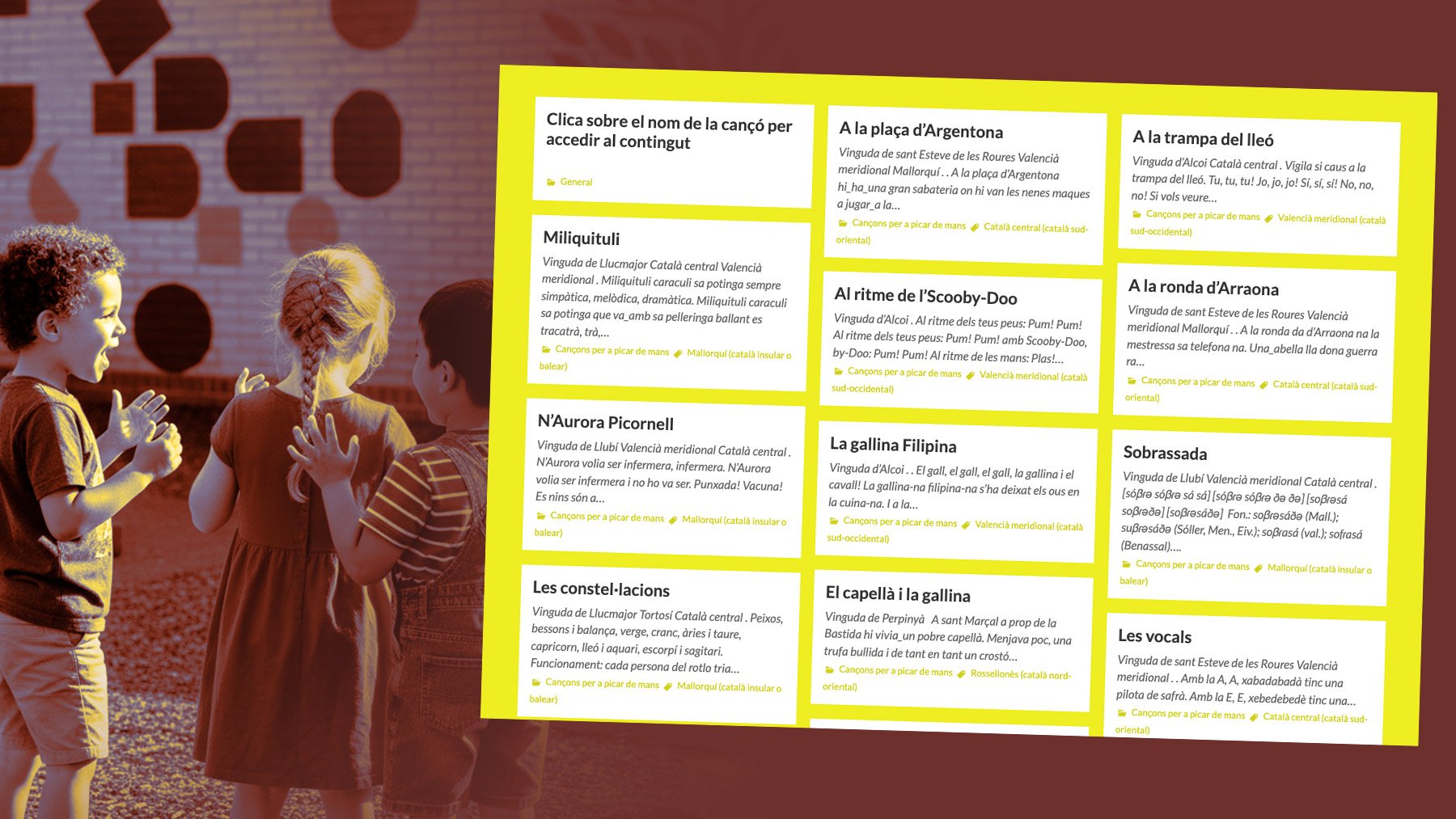 Adoctrinamiento en colegios de Mallorca: hacen cantar a niños en catalán mientras juegan en el recreo