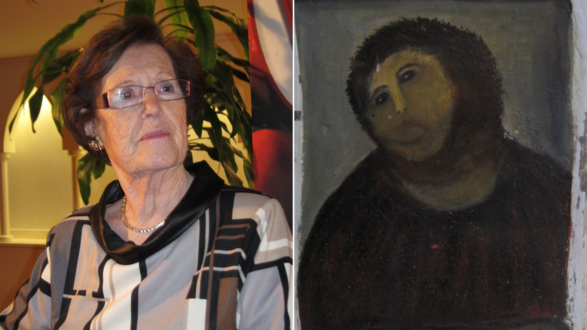 Muere Cecilia Giménez, restauradora del