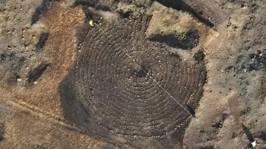 El laberinto circular romano de 2000 años hallado en India que desconcierta a los arqueólogos