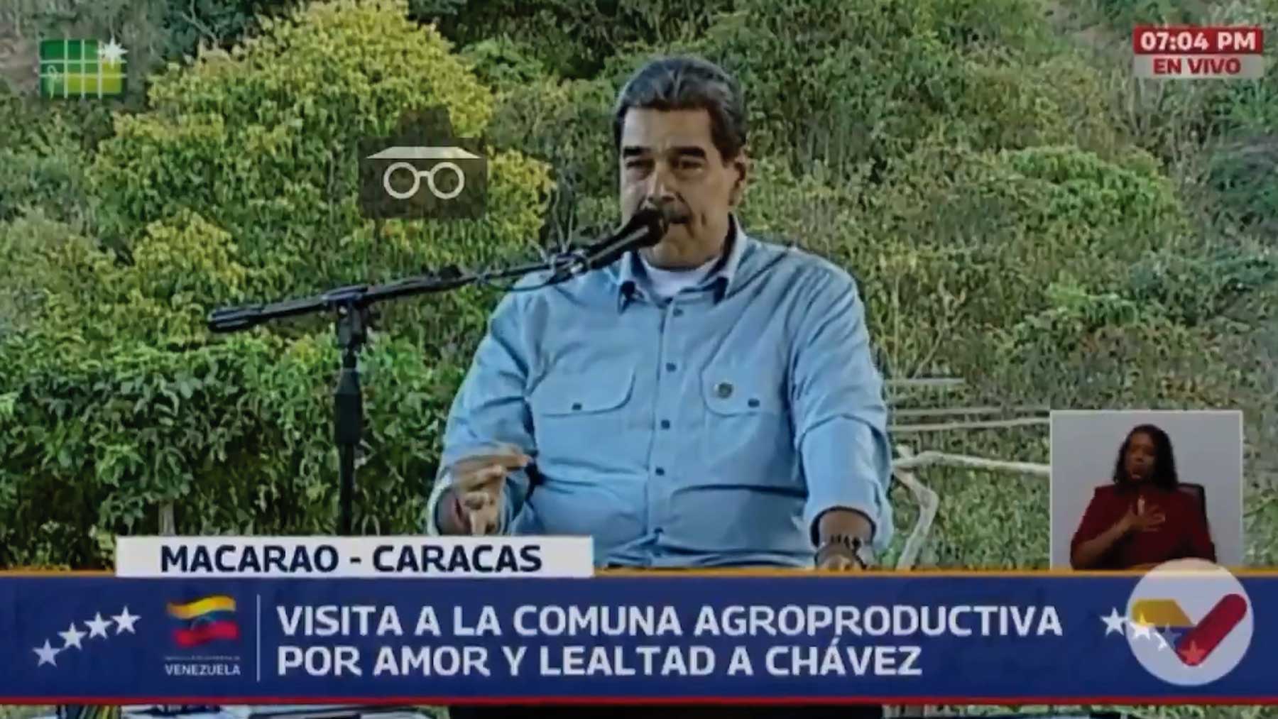 Maduro se burla de los venezolanos y finge ser