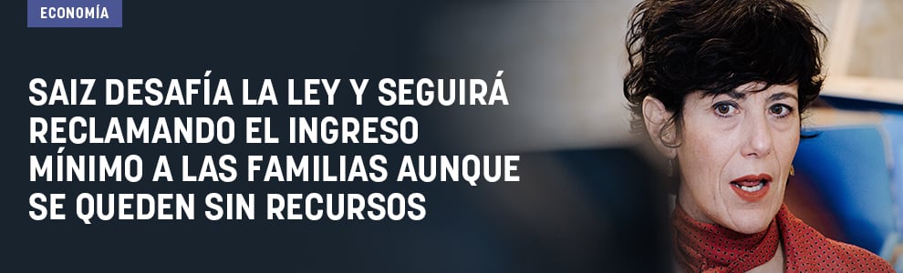 Saiz desafía la ley y seguirá reclamando el ingreso mínimo a las familias aunque se queden sin recursos