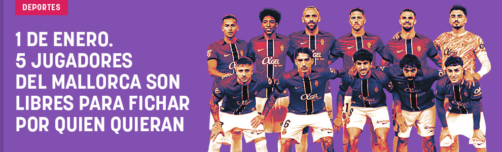 Cinco jugadores del Mallorca son desde hoy libres para fichar por quien quieran