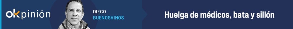 Huelga de médicos, bata y sillón